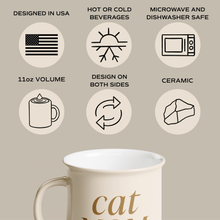 Load image into Gallery viewer, Cat Mom 11oz. Campfire Coffee Mug by Sweet Water Decor
