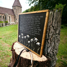 Load image into Gallery viewer, "Be Something Good" Floral Sign