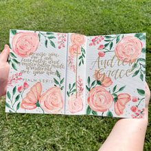 Load image into Gallery viewer, Custom Hand Painted Bible