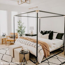 Load image into Gallery viewer, Kate Turkish Blanket - Two Stripe by Sweet Water Decor