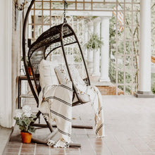 Load image into Gallery viewer, Kate Turkish Blanket - Two Stripe by Sweet Water Decor