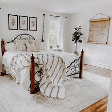 Load image into Gallery viewer, Kate Turkish Blanket - Two Stripe by Sweet Water Decor