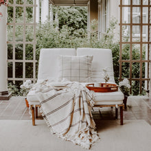 Load image into Gallery viewer, Kate Turkish Blanket - Two Stripe by Sweet Water Decor