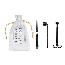 Load image into Gallery viewer, Black Candle Care Kit by Sweet Water Decor