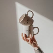 Load image into Gallery viewer, Be Still and Know 14oz. Stoneware Coffee Mug by Sweet Water Decor