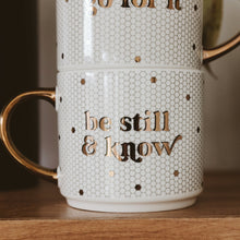 Load image into Gallery viewer, Be Still and Know 17oz. Tile Coffee Mug by Sweet Water Decor