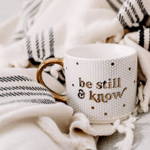 Load image into Gallery viewer, Be Still and Know 17oz. Tile Coffee Mug by Sweet Water Decor
