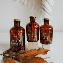 Load image into Gallery viewer, White Tip Medium Amber Apothecary Safety Matches - 100 Count, 3" by Sweet Water Decor