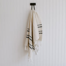 Load image into Gallery viewer, Haley Turkish Cotton + Bamboo Hand Towel - Two Stripe by Sweet Water Decor