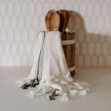 Load image into Gallery viewer, Savannah Turkish Cotton + Bamboo Hand Towel - Five Stripe by Sweet Water Decor