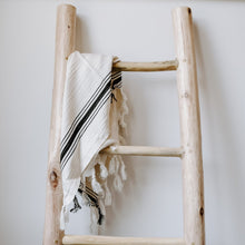 Load image into Gallery viewer, Savannah Turkish Cotton + Bamboo Hand Towel - Five Stripe by Sweet Water Decor