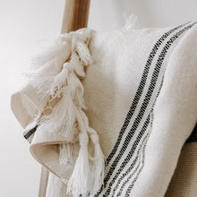 Load image into Gallery viewer, Turkish Cotton + Bamboo Hand Towel - Multi Stripes by Sweet Water Decor