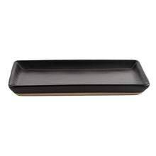 Load image into Gallery viewer, Black Stoneware Tray by Sweet Water Decor
