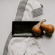 Load image into Gallery viewer, Black Stoneware Tray by Sweet Water Decor