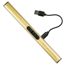 Load image into Gallery viewer, Gold Electric Lighter by Sweet Water Decor