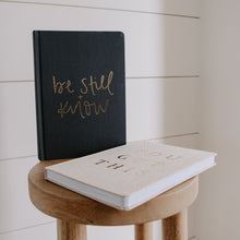 Load image into Gallery viewer, Be Still and Know Fabric Journal by Sweet Water Decor