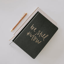 Load image into Gallery viewer, Be Still and Know Fabric Journal by Sweet Water Decor