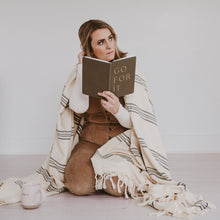 Load image into Gallery viewer, Go For It Fabric Journal by Sweet Water Decor