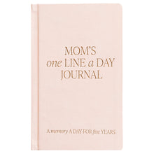Load image into Gallery viewer, Mom's One Line A Day Leather Journal by Sweet Water Decor