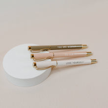 Load image into Gallery viewer, Go For It Metal Pen Set by Sweet Water Decor