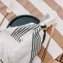 Load image into Gallery viewer, Turkish Cotton + Bamboo Hand Towel - Multi Stripes by Sweet Water Decor