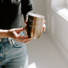 Load image into Gallery viewer, OMG! You're Engaged! Metal Wine Tumbler by Sweet Water Decor