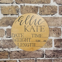 Load image into Gallery viewer, Customizable Baby Arrival Round