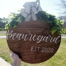 Load image into Gallery viewer, Customizable Family Name/Established Sign