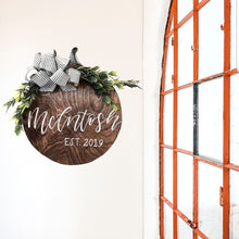 Load image into Gallery viewer, Customizable Family Name/Established Sign