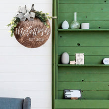 Load image into Gallery viewer, Customizable Family Name/Established Sign
