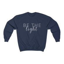 Load image into Gallery viewer, 'Be the Light' Crewneck Sweatshirt