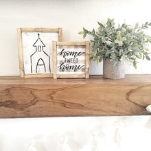 Load image into Gallery viewer, Rustic Church Sign