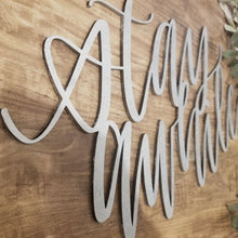 Load image into Gallery viewer, Stay Awhile Wooden Cut Out