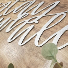 Load image into Gallery viewer, Stay Awhile Wooden Cut Out