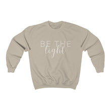 Load image into Gallery viewer, 'Be the Light' Crewneck Sweatshirt