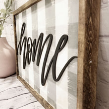 Load image into Gallery viewer, Buffalo Plaid 'Home'