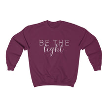 Load image into Gallery viewer, 'Be the Light' Crewneck Sweatshirt