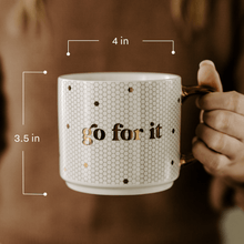 Load image into Gallery viewer, Go For It 17oz. Tile Coffee Mug by Sweet Water Decor
