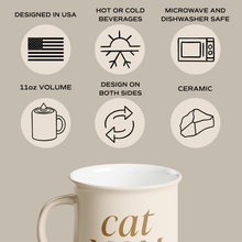 Load image into Gallery viewer, Cat Mom 11oz. Campfire Coffee Mug by Sweet Water Decor
