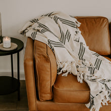 Load image into Gallery viewer, Henley Turkish Blanket - Four Stripe by Sweet Water Decor
