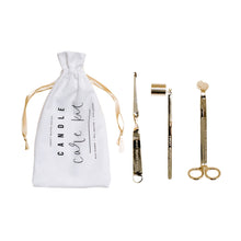 Load image into Gallery viewer, Gold Candle Care Kit by Sweet Water Decor
