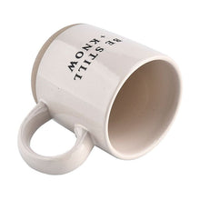 Load image into Gallery viewer, Be Still and Know 14oz. Stoneware Coffee Mug by Sweet Water Decor
