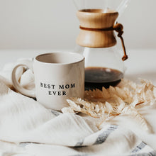 Load image into Gallery viewer, Best Mom Ever 14oz. Stoneware Coffee Mug by Sweet Water Decor
