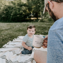 Load image into Gallery viewer, Best Dad Ever 14oz. Stoneware Coffee Mug by Sweet Water Decor
