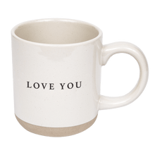 Load image into Gallery viewer, Love You 14oz. Stoneware Coffee Mug by Sweet Water Decor
