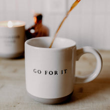 Load image into Gallery viewer, Go For It 14oz. Stoneware Coffee Mug by Sweet Water Decor

