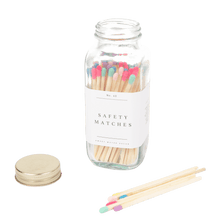 Load image into Gallery viewer, Multicolor Rainbow Safety Matches - 60 Count, 3.75&quot; by Sweet Water Decor
