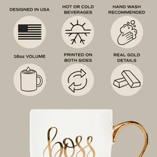 Load image into Gallery viewer, Boss Lady 16oz. Coffee Mug by Sweet Water Decor
