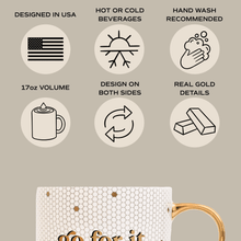 Load image into Gallery viewer, Go For It 17oz. Tile Coffee Mug by Sweet Water Decor
