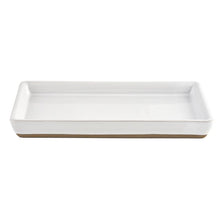 Load image into Gallery viewer, White Stoneware Tray by Sweet Water Decor

